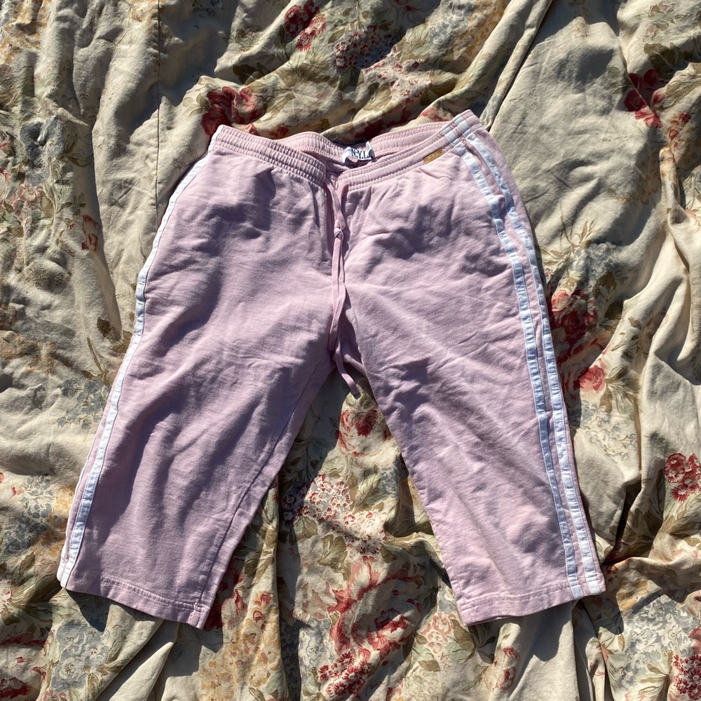 Pink capri joggers